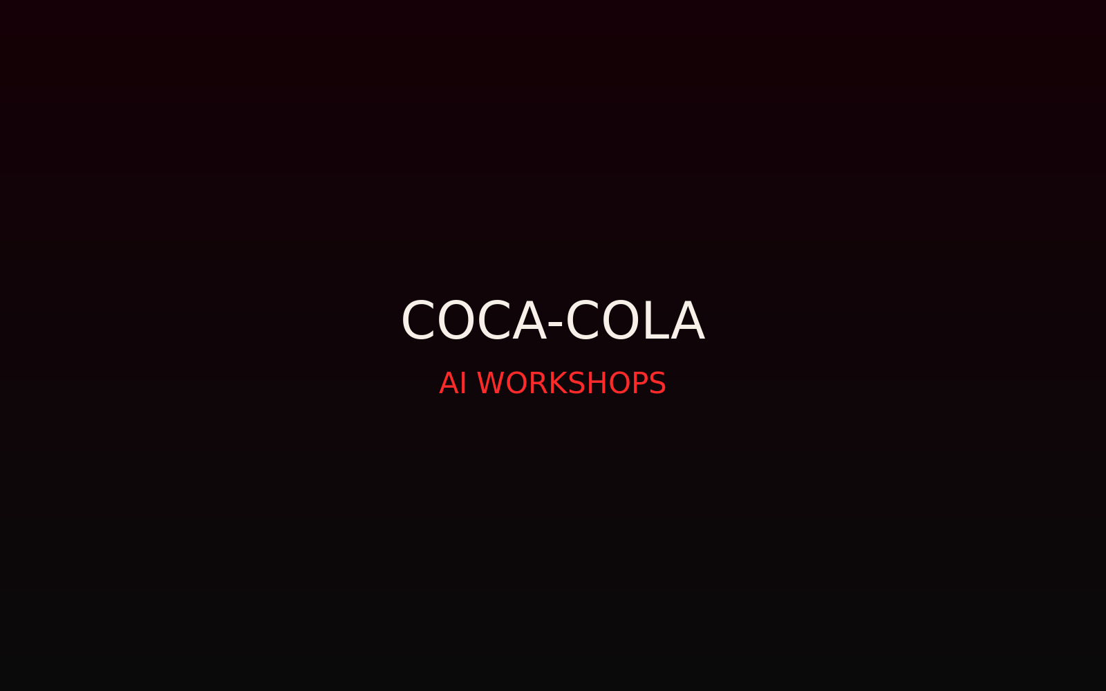 Coca-Cola production still